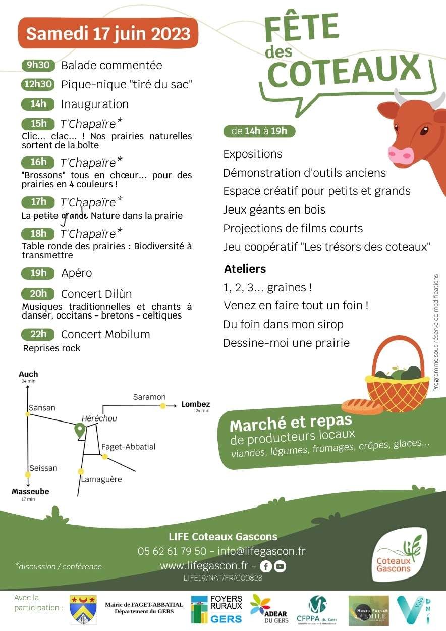 Fête des Coteaux 2023 LIFE Coteaux Gascons